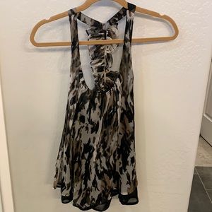 Dressy camisole tank with back detail